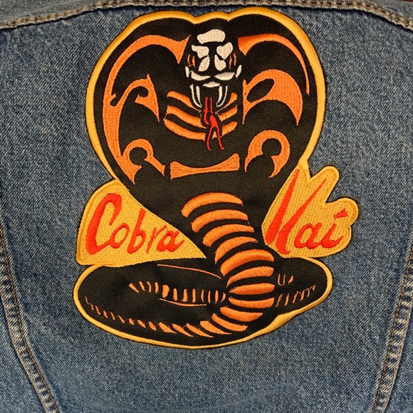 Custom Cobra Kai jeans jacket - Picture 1 of 7